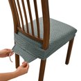 thumbnail image 1 of RUINIXCW Chair Seat Covers For Dining Chairs Dining Room Chair Seat Anti-Dust Stretch Fit Removable Washable Slipcovers Kitchen Chair Covers, 1 of 9