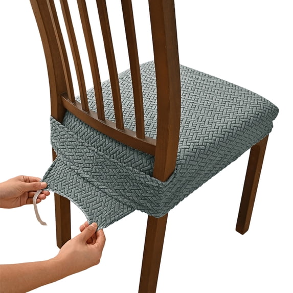 RUINIXCW Chair Seat Covers For Dining Chairs Dining Room Chair Seat Anti-Dust Stretch Fit Removable Washable Slipcovers Kitchen Chair Covers