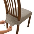 thumbnail image 1 of RUINIXCW Chair Seat Covers For Dining Chairs Dining Room Chair Seat Anti-Dust Stretch Fit Removable Washable Slipcovers Kitchen Chair Covers, 1 of 9