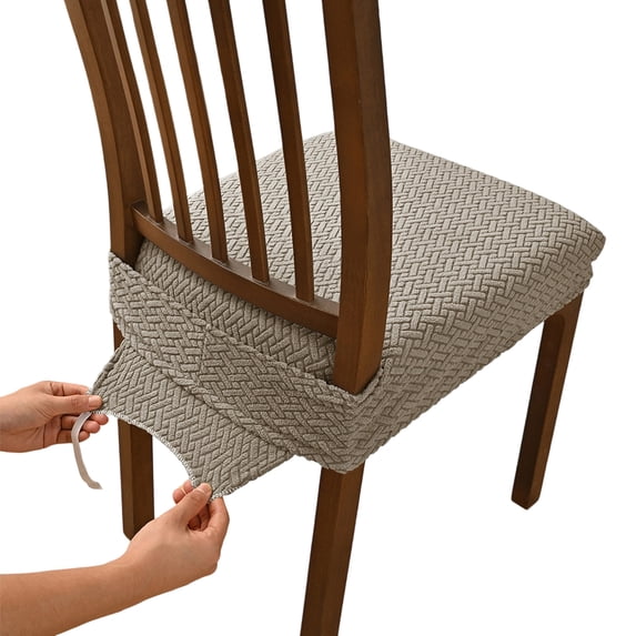 RUINIXCW Chair Seat Covers For Dining Chairs Dining Room Chair Seat Anti-Dust Stretch Fit Removable Washable Slipcovers Kitchen Chair Covers