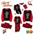 thumbnail image 1 of RUINIXCW Christmas Family Matching Pajamas Set Christmas Jammies Family Holiday Outfits Xmas PJS Set Sleepwear for Couples Women Men Kids and Pets, 1 of 10