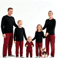 thumbnail image 1 of RUINIXCW Christmas Pajamas for Family Matching Pajamas Set Xmas Jammies Holiday Outfit for Couples Women Men PJS Set Plaid Sleepwear Loungewear, 1 of 10