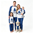 thumbnail image 1 of RUINIXCW Family Christmas Pajamas Matching Sets Xmas PJS Holiday Jammies for Whole Family Tree Long Sleeve Tops and Plaid Pants Mommy and Me Christmas Outfits Sleepwear, 1 of 10