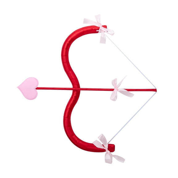 RUINIXCW Funny Halloween Valentines Day Cupid Costume Accessory Mini Cupids Bow and Arrow Set Wedding Cosplay Party Favors 14.17-15.35 inch