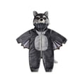 thumbnail image 1 of RUINIXCW Girls Boys Halloween Animal Long Sleeve Hooded Zip Up Wolf Jumpsuit, 1 of 8