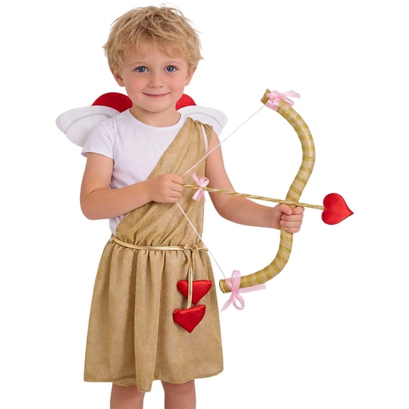 RUINIXCW Kids Cupid Costume Boy Girl Halloween Valentines Day Angel ...