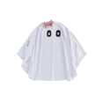 thumbnail image 1 of RUINIXCW Kids Ghost Costume Toddler Baby Girl Halloween Costume Funny Cosplay Outfit Bow White Sheet Ghost Face Cloak Cape, 1 of 10