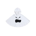 thumbnail image 1 of RUINIXCW Kids Toddler Baby Boy Girl Halloween Ghost Costume Kids Ghostface Print Cloak Hooded Cape Poncho Halloween Cosplay Party Outfit, 1 of 10