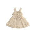 thumbnail image 1 of RUINIXCW Kids Toddler Baby Girl Summer Tulle Dress Birthday Cake Smash Outfit Baby Girls Photoshoot Outfits Sleeveless Mesh Ruffled Princess Birthday Baptism Wedding Party Dress, 1 of 9