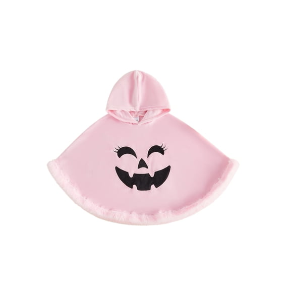 RUINIXCW Kids Toddler Baby Halloween Pumpkin Costumes Boys Girls Cute Pumpkin Cloak Hooded Cape Poncho Toddler Cosplay Party Clothes