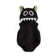 thumbnail image 1 of RUINIXCW Nebworn Baby Halloween Bat Monster Costume Infant Baby Girl Boy Halloween Outfit Fall Winter Clothes Warm Plush Sleeveless Hood Romper Playsuit, 1 of 10