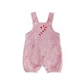 thumbnail image 1 of RUINIXCW Newborn Baby Boy Christmas Outfit Infant Boys Romper Overalls Xmas Clothes Striped Cute Embroidery Sleeveless Jumpsuit Shorts, 1 of 10