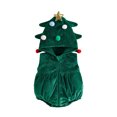 thumbnail image 1 of RUINIXCW Newborn Baby Christmas Costume Infant Baby Girl Boy Christmas Outfit Fall Winter Fleece Romper Sleeveless Hooded Zipper Xmas Cosplay Clothes, 1 of 9