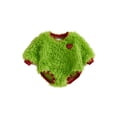thumbnail image 1 of RUINIXCW Newborn Baby Girl Boy Christmas Outfit Ugly Sweatshirt Fuzzy Bubble Romper Heart Embroidery Long Sleeve Bodysuit Jumpsuit Fall Winter Xmas Clothes, 1 of 9