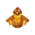 thumbnail image 1 of RUINIXCW Newborn Baby Girl Boy Thanksgiving Turkey Costume Infant Fall Winter Animal Cosplay Photoshoot Outfit Warm Fleece Long Sleeve Hooded Romper, 1 of 10