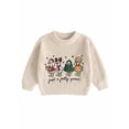thumbnail image 1 of RUINIXCW Toddler Baby Boy Girl Christmas Ugly Sweater Outfit Kids Fall Winter Sweaters Goose Embroidery Knitwear Jumper Pullover Tops Xmas Clothes, 1 of 10