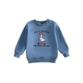 thumbnail image 1 of RUINIXCW Toddler Baby Boy Girl Silly Goose Outfit Infant Baby Girl Boy Fall Sweatshirt Clothes Goose Letters Embroidery Long Sleeve Crew Neck Pullover Tops, 1 of 9