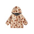 thumbnail image 1 of RUINIXCW Toddler Baby Boy Girl Windbreaker Jacket Western Cowboy Outfit Infant Boys Zip Up Hoodie Spring Fall Winter Long Sleeve Hooded Coats Outwear, 1 of 10