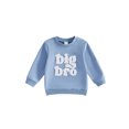 thumbnail image 1 of RUINIXCW Toddler Baby Boy Sweatshirts Big Brother Outfit Little Boy Kids Big Bro Letter Long Sleeve Crewneck Pullovers Spring Fall Winter Shirts Tops, 1 of 10