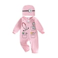 thumbnail image 1 of RUINIXCW Toddler Baby Doctor Costume Newborn Halloween Costume Infant Boy Girl Spring Fall Winter Clothes Long Sleeve Romper Jumpsuit and Hat Set, 1 of 10