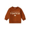 thumbnail image 1 of RUINIXCW Toddler Baby Girl Boy Halloween Sweatshirt Outfit Newborn Infant Fall Winter Sweatshirt Mama's Pumpkin Print Long Sleeve Pullovers Shirt Top, 1 of 8