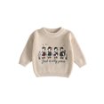 thumbnail image 1 of RUINIXCW Toddler Baby Girl Boy Silly Goose Sweater Outfit Newborn Infant Fall Winter Knit Sweaters Kids Goose Embroidery Long Sleeve Jumper Pullovers, 1 of 10