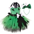 thumbnail image 1 of RUINIXCW Toddler Baby Girl Halloween Caveman Costume Kids Pebbles Flintstone Costume Stone Age Birthday Outfits Cavegirl Tulle Tutu Dress Headband, 1 of 6