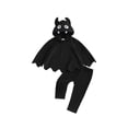 thumbnail image 1 of RUINIXCW Toddler Baby Halloween Outfit, Monster Costume, Hooded Cape Tops and Pants, 1 of 8