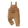 thumbnail image 1 of RUINIXCW Toddler Baby Thanksgiving Jumpsuit Sleeveless Overalls, 1 of 8
