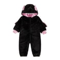 thumbnail image 1 of RUINIXCW Toddler Boy Girl Costume Long Sleeve Hooded Fleece Zipper Front Romper, 1 of 8
