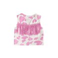 thumbnail image 1 of Svuitmsl Toddler Girl Vest Cow Pattern Tassel Sleeveless Boho Western Cowgirl Jacket, 1 of 8