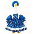 thumbnail image 1 of RUINIXCW Winter Christmas Porch Goose Outfit for 23 inch Cement Plastic Goose Statue Accessories Garden Porch Goose Clothes Plush Trim Xmas Dress and Hat Set Yard Patio Lawn Decor (No Goose), 1 of 6