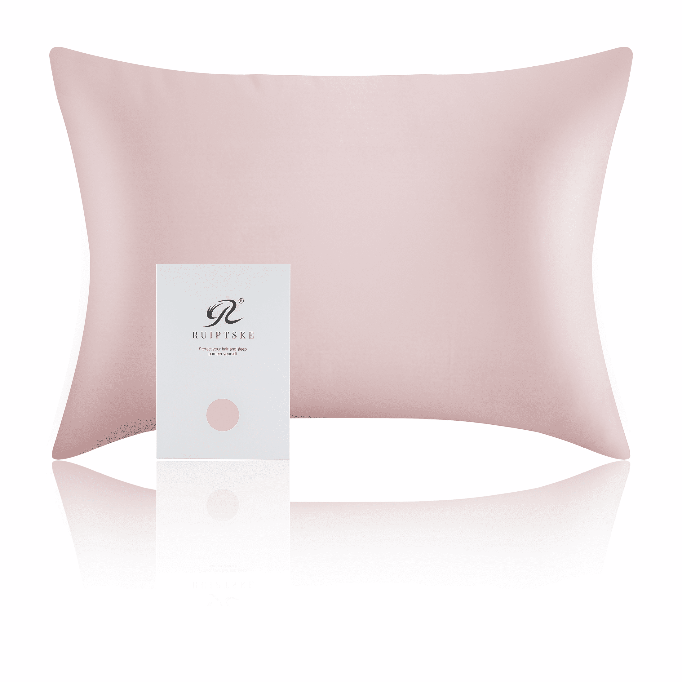 RUIPTSKE 1 piece 100 Natural Mulberry Silk Pillowcase, 22 Momme 600