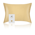 thumbnail image 1 of RUIPTSKE 100% Mulberry Silk Pillowcase 22 Momme 600 Thread - 1 Pcs Champagne Standard 20'' x 26'', 1 of 6