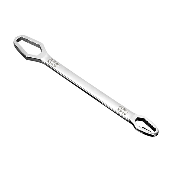 RUIQPGRT 2026 New Universal Double-Ended Torx Wrench, Self Tightening Double Ended Wrench, Universal Non-Slip Automotive Torx Wrench 8-24mm Self-Tightening, Multifunctional for Car, Home, Construc