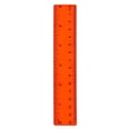 thumbnail image 1 of RUIQPGRT 6 Inch Ruler for Journaling, Multicolor Small Ruler with Centimeters and Inches Drafting Measuring Tool, Plastic Clear Rulers for Students Education, Red, 1 of 9