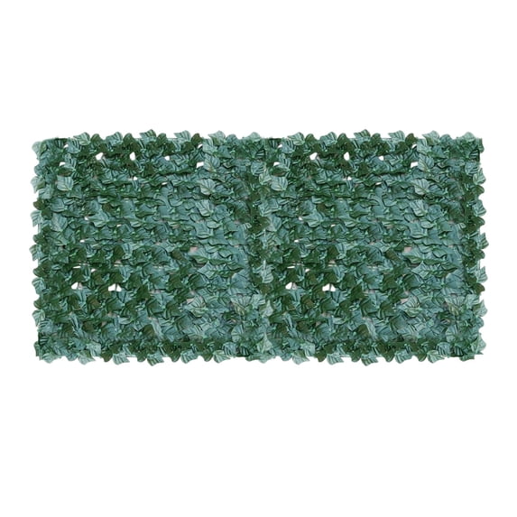 RUIQPGRT Faux Ivy Fence Privacy Screen Outdoor Expandable Artificial Greenery Roll Fake Hedge Wall Patio Green Plastic Leaf Plant Vine Grass Panels Gate Covering Garden Yard Balcony