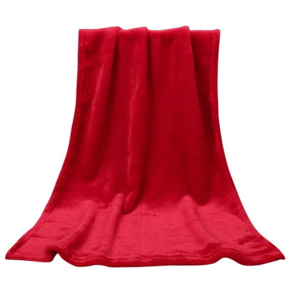RUIQPGRT Home Decor Clearance Sale 50X70CM Fashion Solid Soft Throw Kids Blanket Warm Coral Plaid Blankets Flannel Fleece Blankets Throws