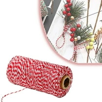 RUIQPGRT Home Decor Clearance Sale Cotton String Rope for Wrapping Red and White Cotton String Feet for Wrapping Arts Crafts Gardening Home Decoration