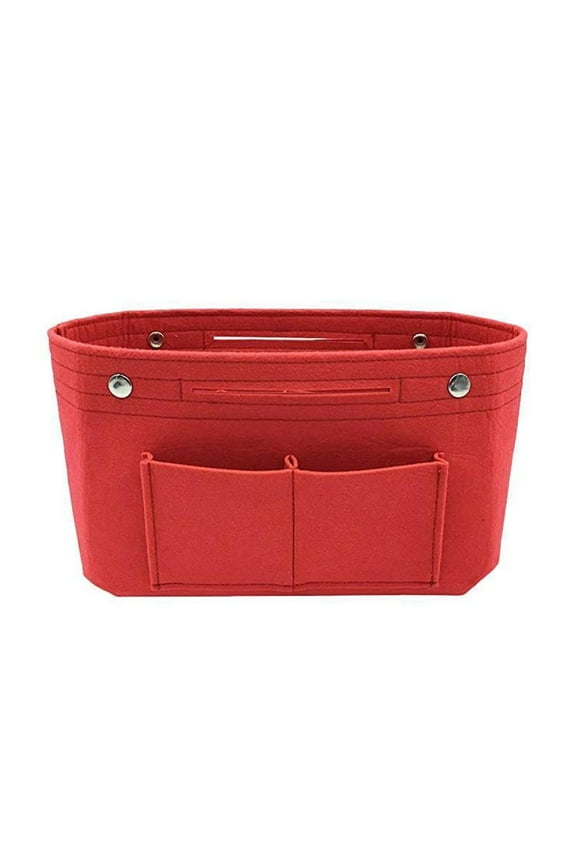 Home Decor Clearance Sale Women's Handbag Organizer Bag Purse Insert Bag MultiPocket Tote Useful Bag Closet Organizers and Storage