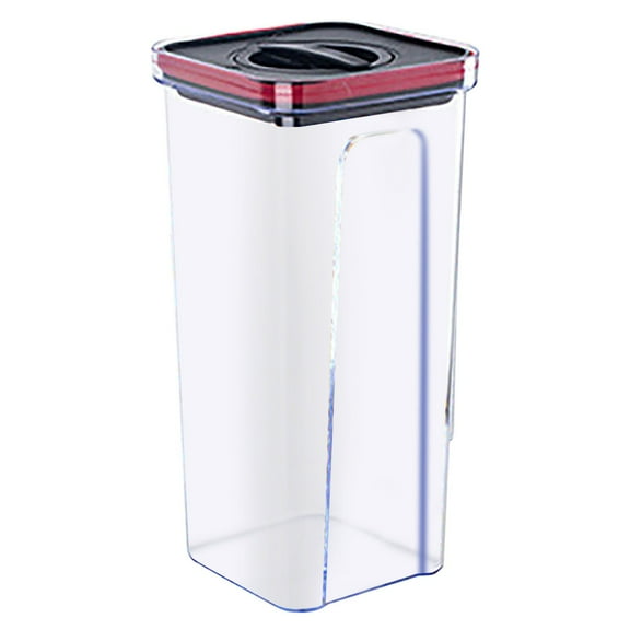 RUIQPGRT Home,Kitchen Decor Clearance Kitchen Pantry Airtight Seal Dry Storage with Lid Modular Stackable Square Clear Canister for Cereal Sugar Flour Snack Coffee Pasta Container Fall Decor
