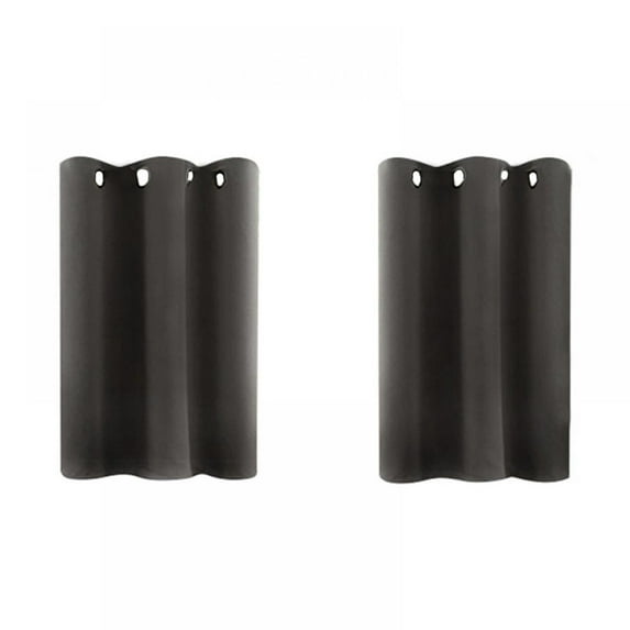 RUIQPGRT Kitchen Hot Sale Rod Pocket Tier Curtains for Small Window Short Room Darkening Basement Curtains Cafe Drapes 1 Panels 34 W X 24 L Inch Each Fall Room Decor