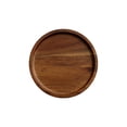 thumbnail image 1 of RUIQPGRT Kitchen Rustic Walnut Wooden Tray Solid Wood Serving Tray Square Rectangle Platter Tea Tray Coffee Table Tray, 1 of 9