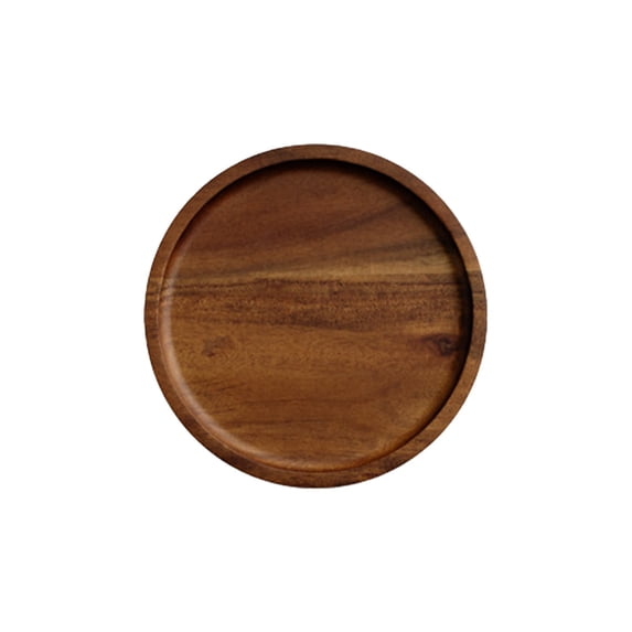 RUIQPGRT Kitchen Rustic Walnut Wooden Tray Solid Wood Serving Tray Square Rectangle Platter Tea Tray Coffee Table Tray