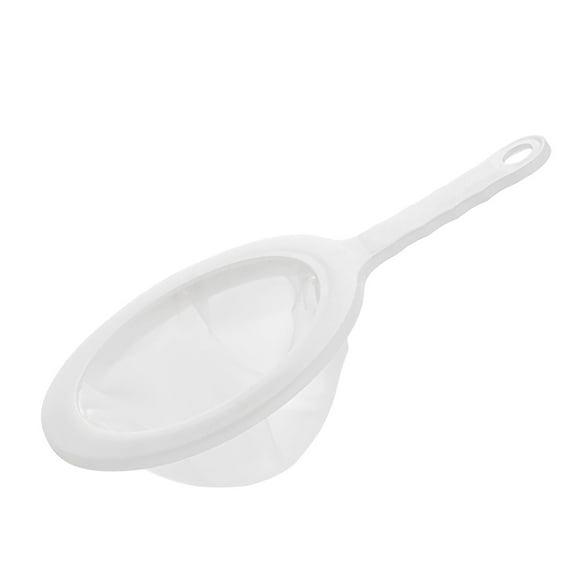 RUIQPGRT Nylon Fine Mesh Strainer Plastic Net Strainer 200 Mesh Kitchen Sieve Filter with Handle Hook Food Filter for Tea, Coffee, Nut Milk, Juice