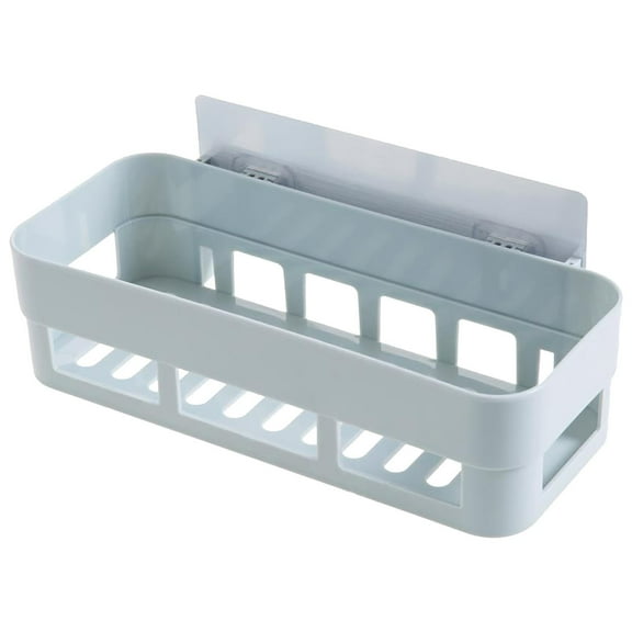 RUIQPGRT Sales Today Clearance Adhesive Bathroom Shelf Stick On Bathroom Kitchen Storage Organizer Suction Shower Shelf Wall with Phone Holder No Drilling Kitchen Appliances