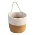 thumbnail image 1 of RUIQPGRT Small Cotton Rope Basket with Handle 6"x 5" Gift Basket for Birthday, Easter, Christmas and Home Decor, 1 of 9