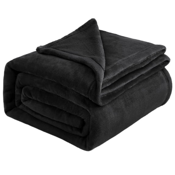 RUIQPGRT Ultra Soft Fleece Bed Blanket, Microfiber Plush Warm Lightweight Breathable Cozy Blanket Anti-Static, All Season Use, Gift for Women and Men