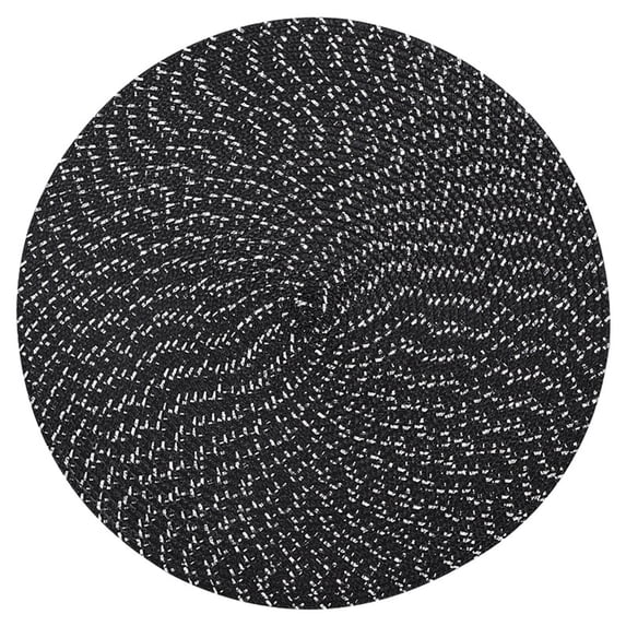 RUIQPGRT Woven Spiral Table Placemats 15 Inches Round Set Of 4 Non Slip Dining & Kitchen Table Mats Kitchen Clearance
