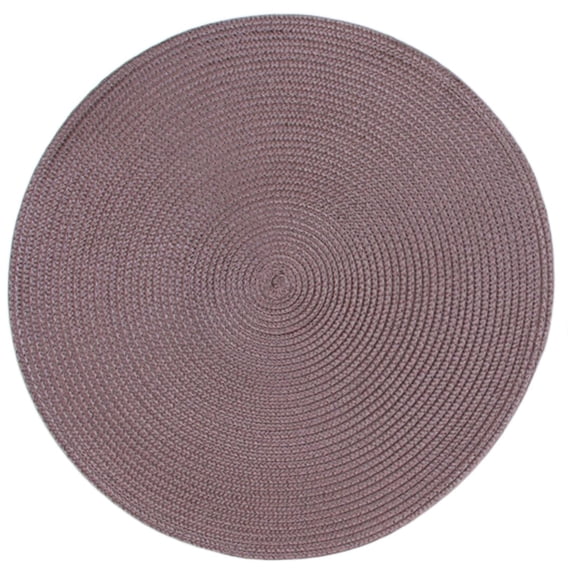 RUIQPGRT Woven Spiral Table Placemats 15 Inches Round Set Of 4 Non Slip Dining & Kitchen Table Mats Kitchen Clearance